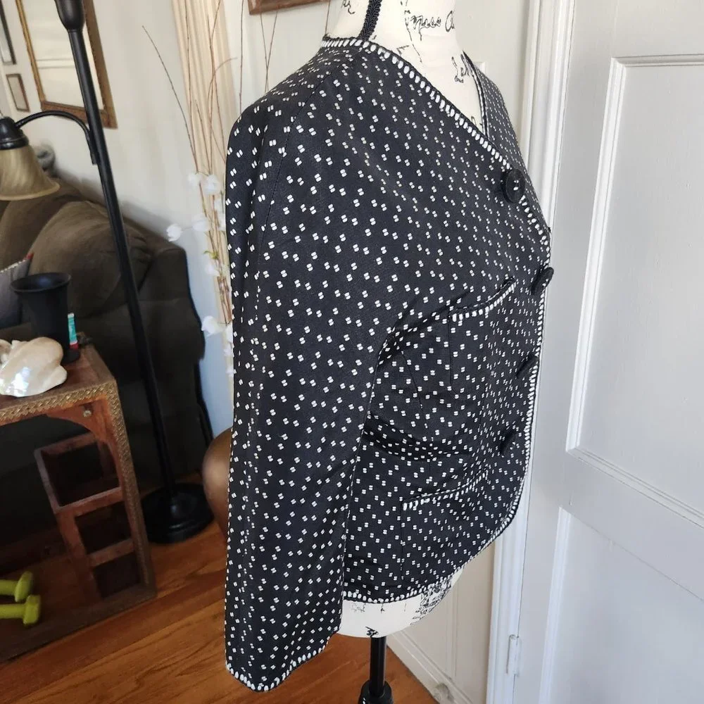 Max Studio Special Edition Silk Blazer Sz 10